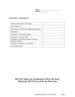 Unit 8 Packet pdf