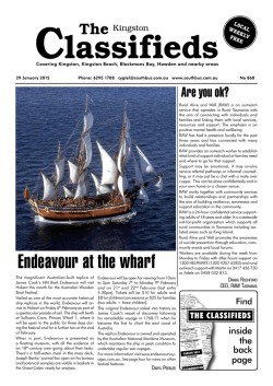 The Cygnet and Channel & Kingston Classifieds