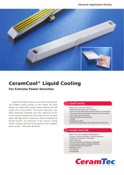 CeramCool® Liquid Cooling