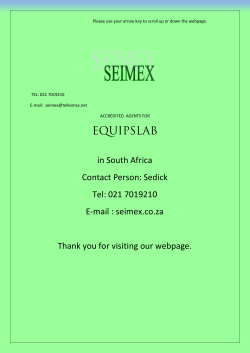 EQUIPSLAB - seimex distributors of scientific equipment and a