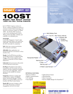 SmartCart 100ST Tech Sheet