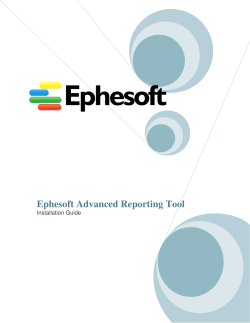 Ephesoft Advanced Reporting Tool