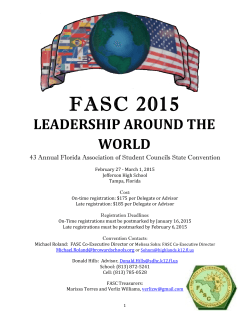FASC 2015 - Florida Association of School Administrators