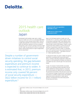 2015 health care outlook Japan