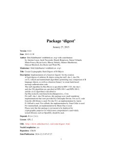 Package 'digest' - The Comprehensive R Archive Network