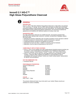 Imron® 2.1 HG-C™ High Gloss Polyurethane Clearcoat