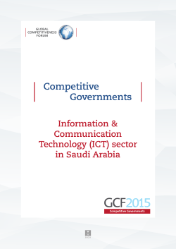 Competitive Governments - Global Competitiveness Forum Riyadh