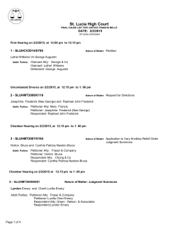 - Eastern Caribbean Supreme Court
