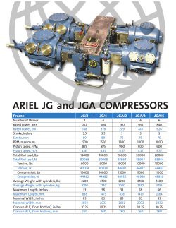 JG/JGA - Ariel Corporation