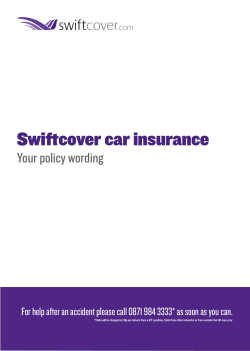 Swiftcover car insurance