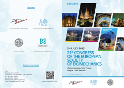 21st CONGRESS OF THE EUROPEAN SOCIETY OF BIOMECHANICS
