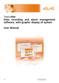 TelevisNet Data recording and alarm management software