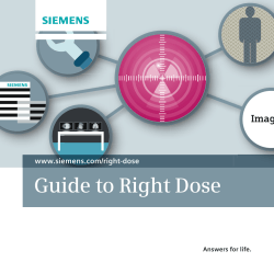 Booklet "Guide to Right Dose"