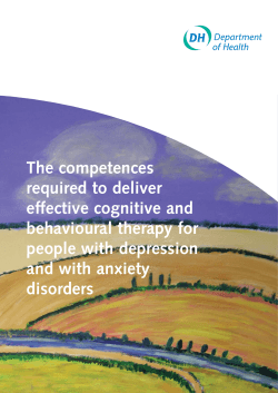 The competences required to deliver effective cognitive