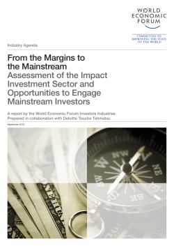 From the Margins to the Mainstream Assessment of the Impact