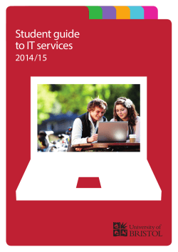 Student Guide to IT Services