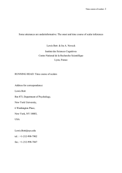 Some utterances are underinformative