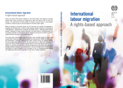 International labour migration: A rights