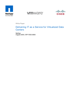 Delivering IT as a Service for Virtualized Data Centers