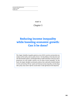 Reducing income inequality while boosting economic growth: Can it