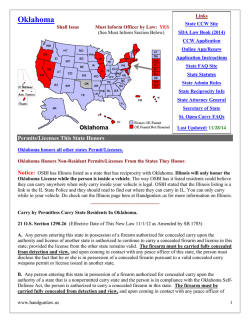 Oklahoma - Handgunlaw.us