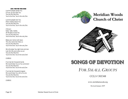 Songbook Printable - Meridian Woods Church of Christ
