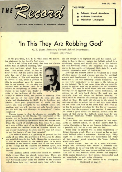 "In This They Are Robbing God"