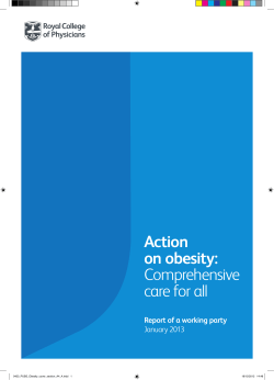 Action on obesity: Comprehensive care for all