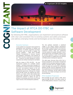 The Impact of RTCA DO-178C on Software Development