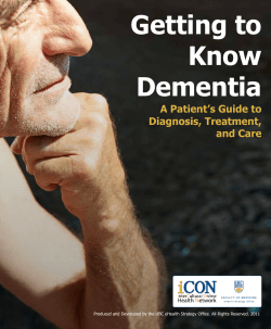 Getting to Know Dementia