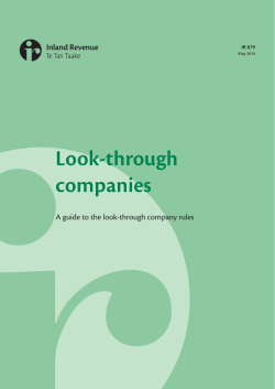 Look-through companies (LTC)