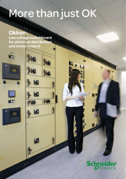 More than just OK - Schneider Electric is the Global Specialist in