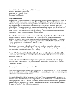 Not So Wild a Dream - Federation of State Humanities Councils