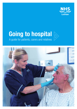 Going to hospital - A guide for patients, carers and