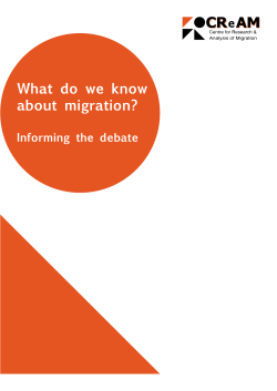 What do we know about migration?