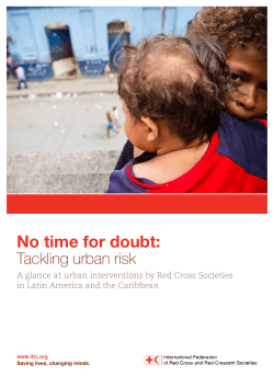 No time for doubt: Tackling urban risk