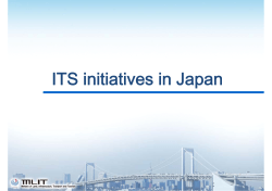 ITS initiatives in Japan