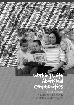Working with Aboriginal Communities