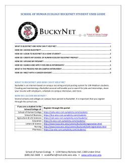 BuckyNet Student User Guide