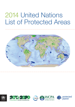 UN List of Protected Areas 2014