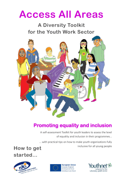 Access All Areas - National Youth Council of Ireland
