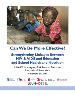 Can We Be More Effective? Strengthening Linkages