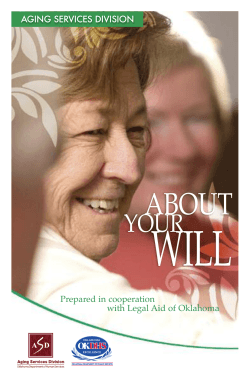 About your will - Oklahoma Department of Human Services