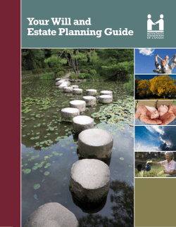 Your Will and Estate Planning Guide