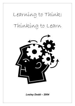 Learning to Think: Thinking to Learn