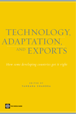 Technology, Adaptation, and Exports