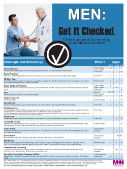 Get It Checked – poster for men
