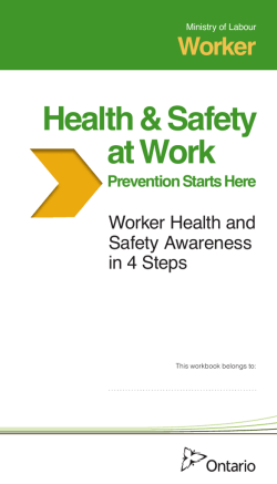 Worker Awareness Workbook