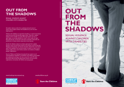 out from the shadows - Handicap International