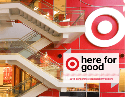 Here For Good: 2011 Corporate Responsibility